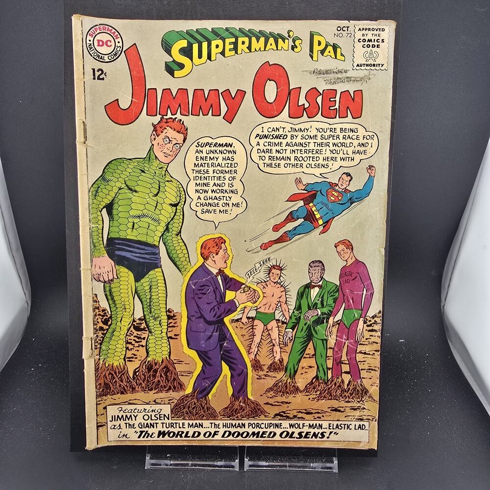 Superman's Pal Jimmy Olsen #72 DC Comics 1963 Silver Age GD/VG Elastic Lad LSH